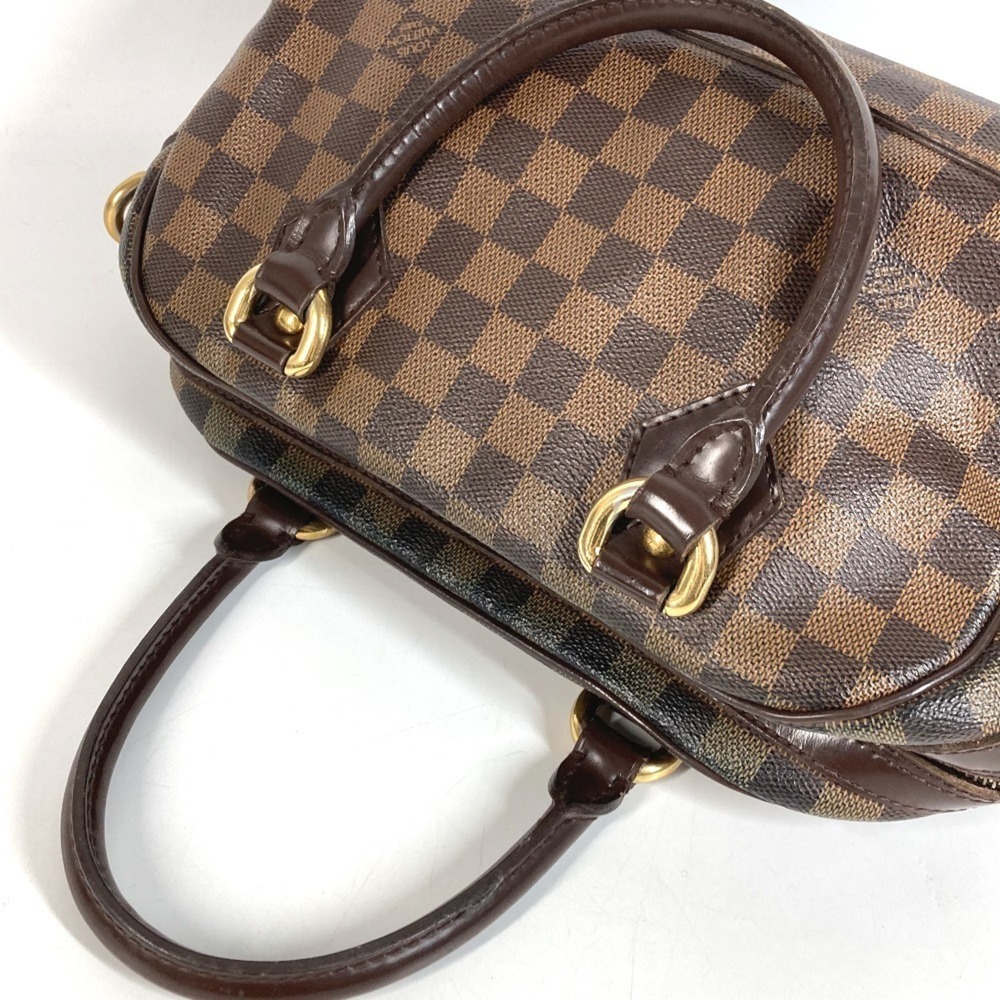 LOUIS VUITTON Brown Damier Canvas Boston Bag - Picture 9 of 12